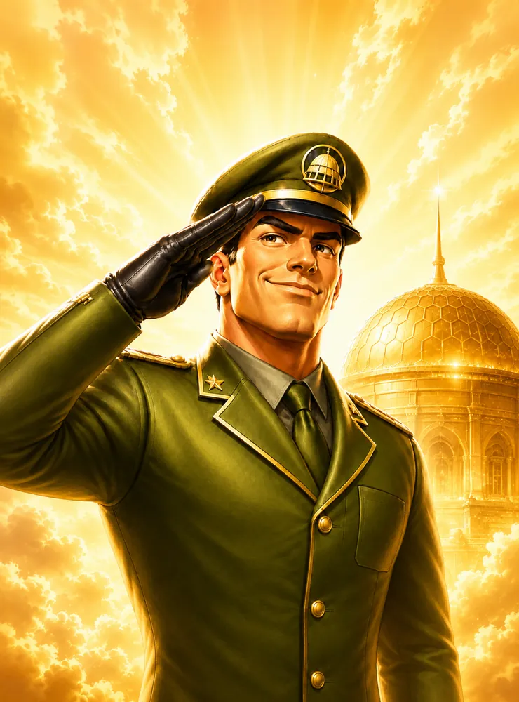 Golden Dome — the saluting general