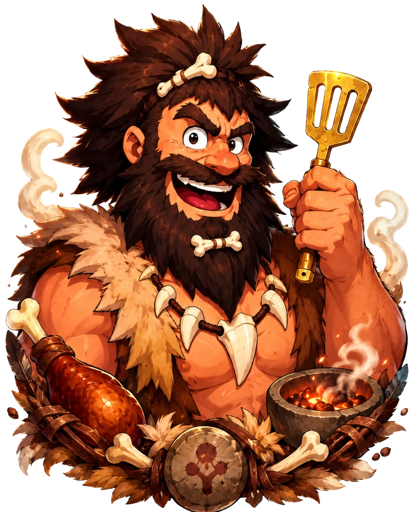Monster Munch — the caveman chef